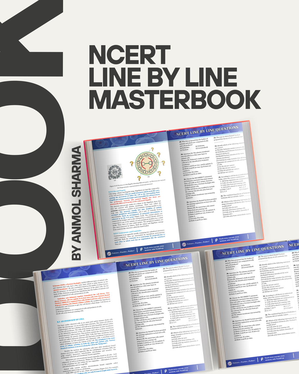Class 11 Biology – NCERT Line-by-Line Masterbook Pack of 5